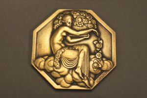 ピエール・チュラン　ブロンズメダル　「現代装飾美術産業博覧会」　1925年