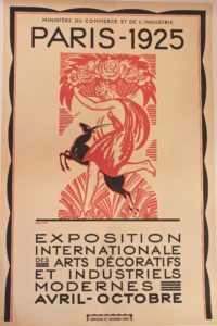 ロベール・ボンフィス　ポスター「現代装飾美術産業国際博覧会」1925年