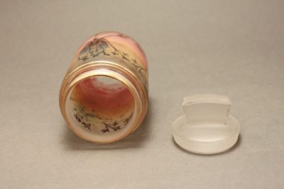 ドーム　アザミ文香水瓶　　1900年頃