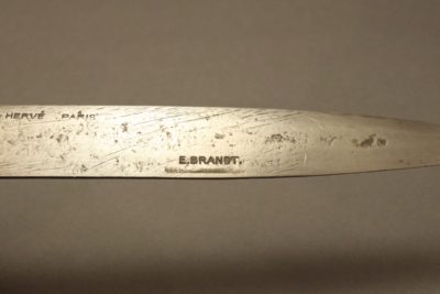 エドガー・ブラント　（Edgar Brandt) 錬鉄製ペーパーナイフ　1920年代