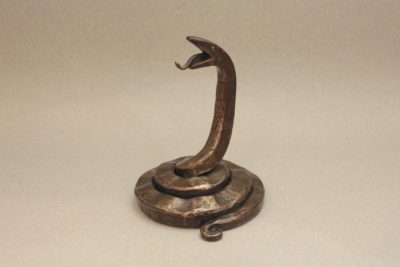 エドガー・ブラント　（Edgar Brandt) 錬鉄製置物　「蛇」1920年代